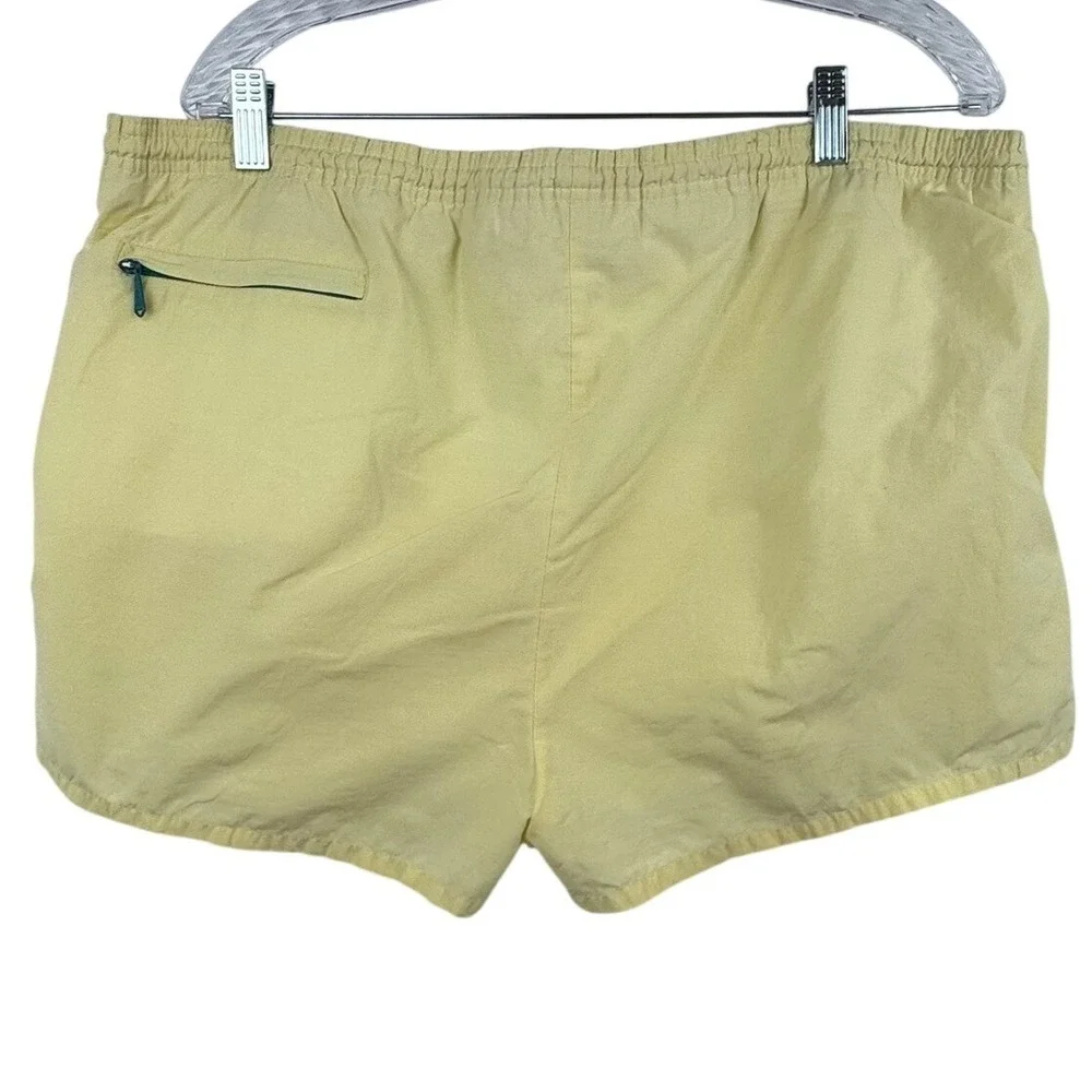 VTG Nautica Men's Yellow Swim Trunks Beach Retro Hipster‎ 38W Size XL